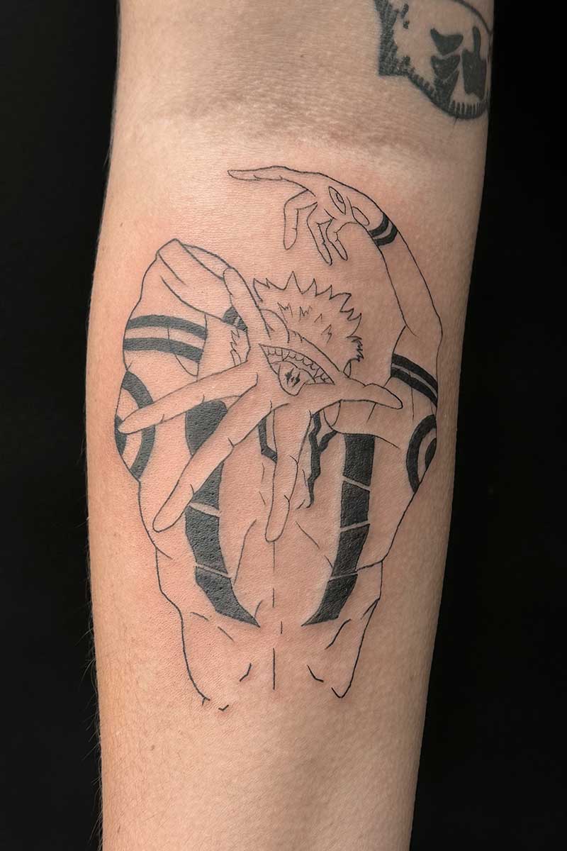 Legacy Tattoo| Anime tattoo of Sukuna from JJK